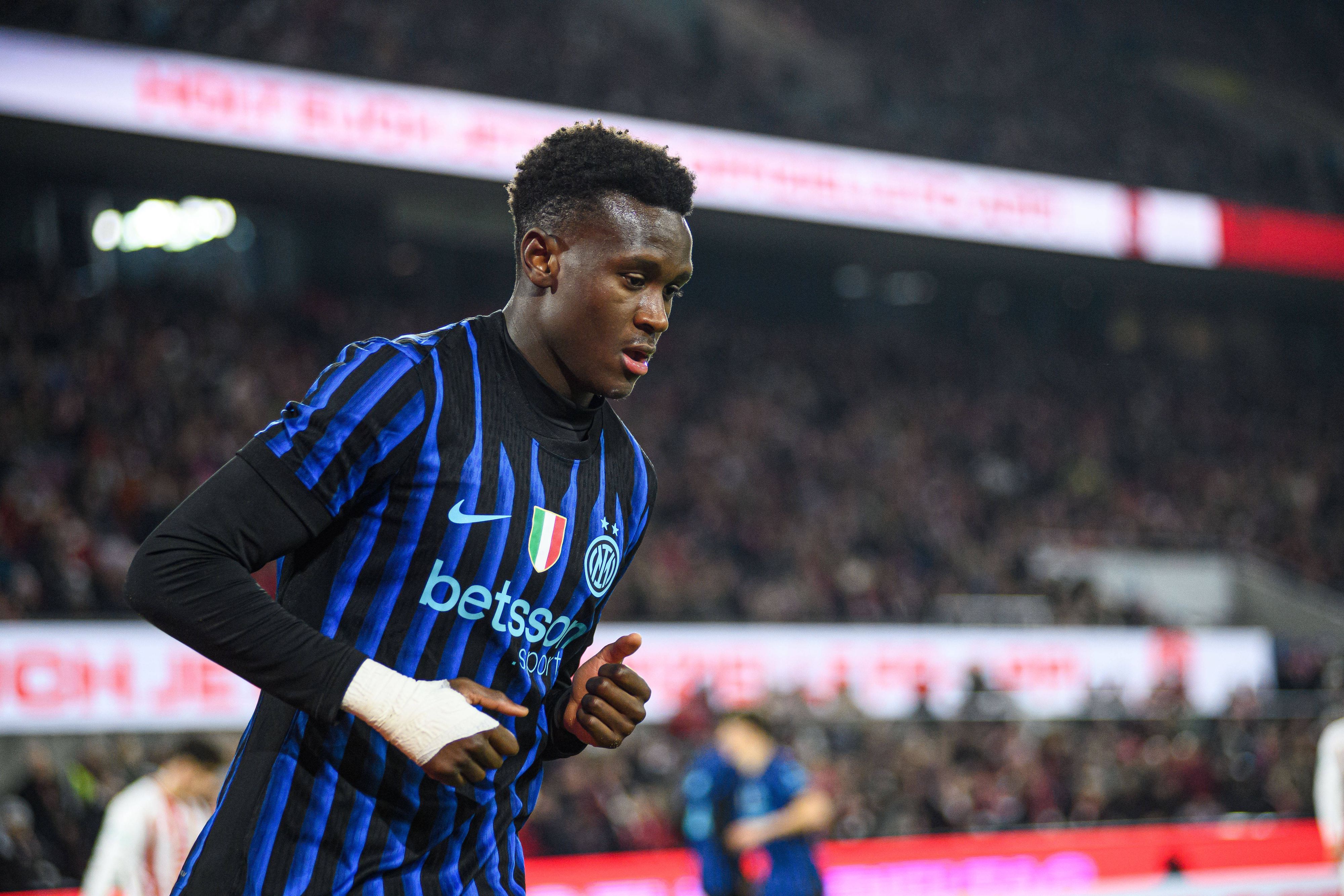 Inter-Stürmer Jamal Iddrissou während eines U19-Spiels im Rhein-Energie-Stadion.