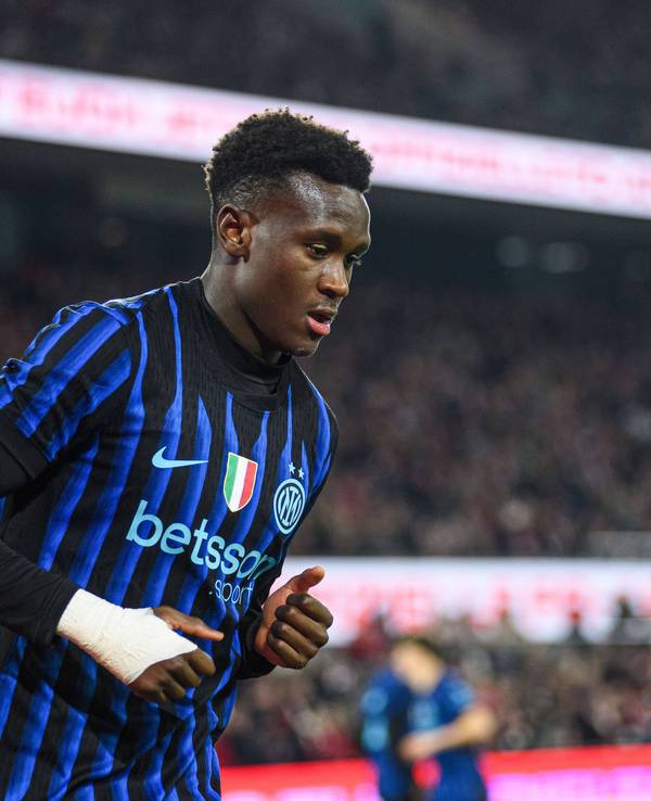 Inter-Stürmer Jamal Iddrissou während eines U19-Spiels im Rhein-Energie-Stadion.