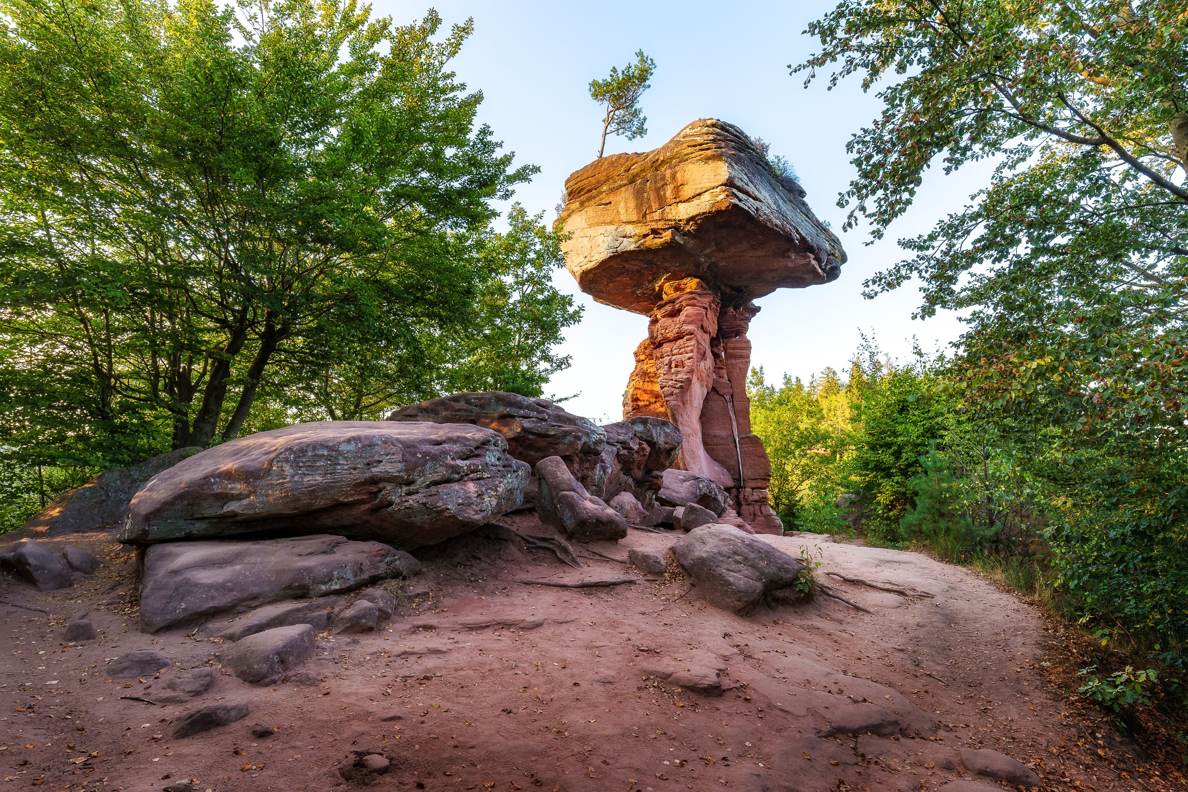 Teufelstisch von Hinterweidenthal in Rheinland-Pfalz