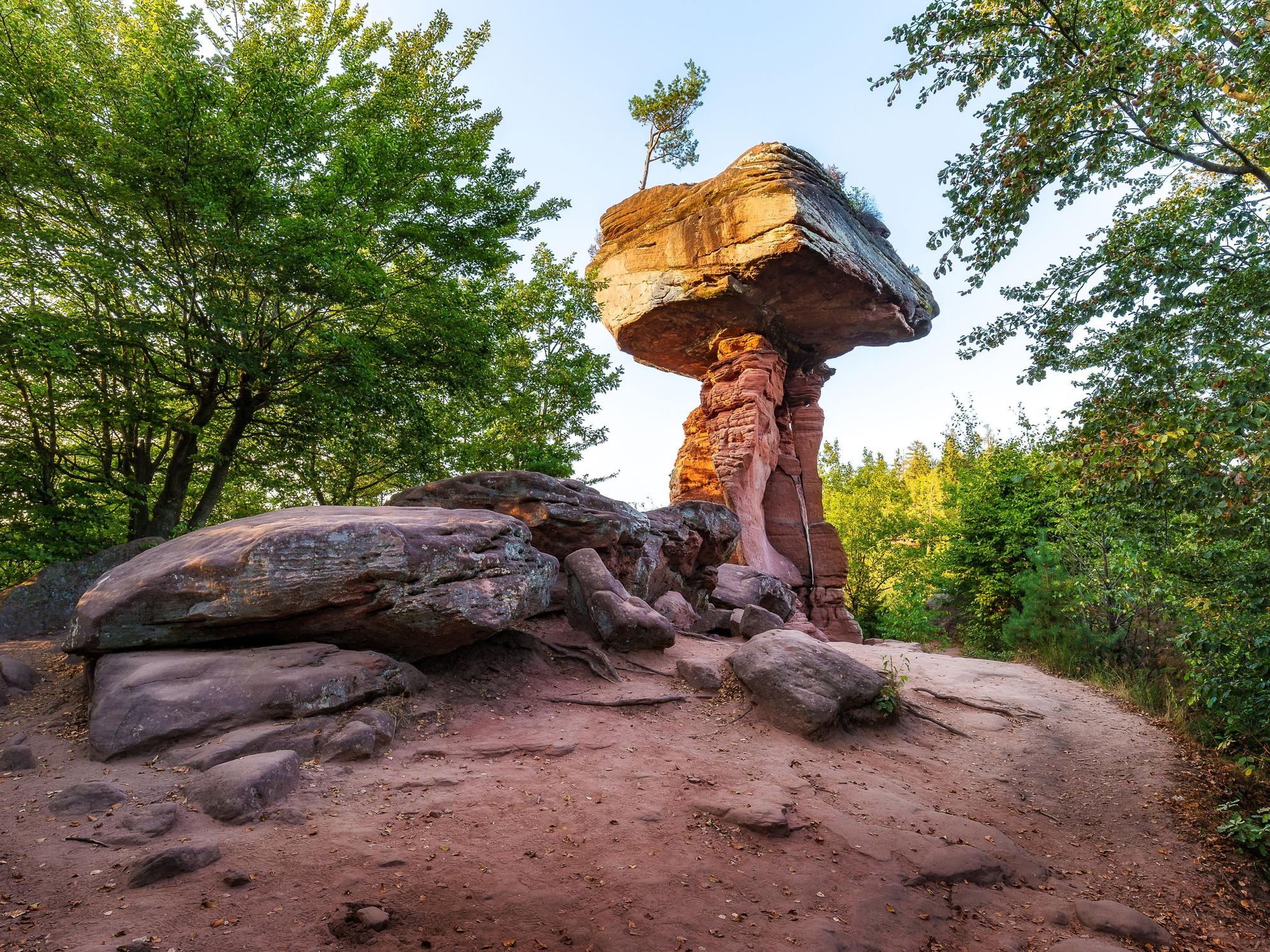 Teufelstisch von Hinterweidenthal in Rheinland-Pfalz