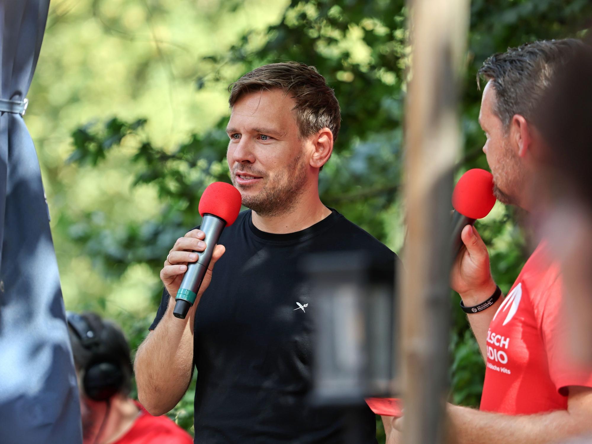 Max Eumann von Miljö bei der Talkrunde.