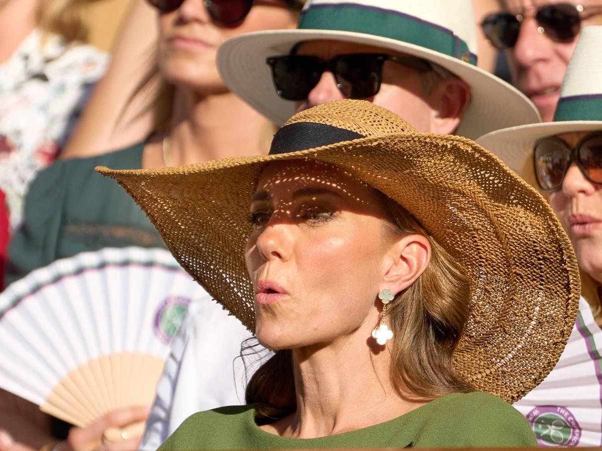 Prinzessin Kate beim Herren-Finale in Wimbledon.