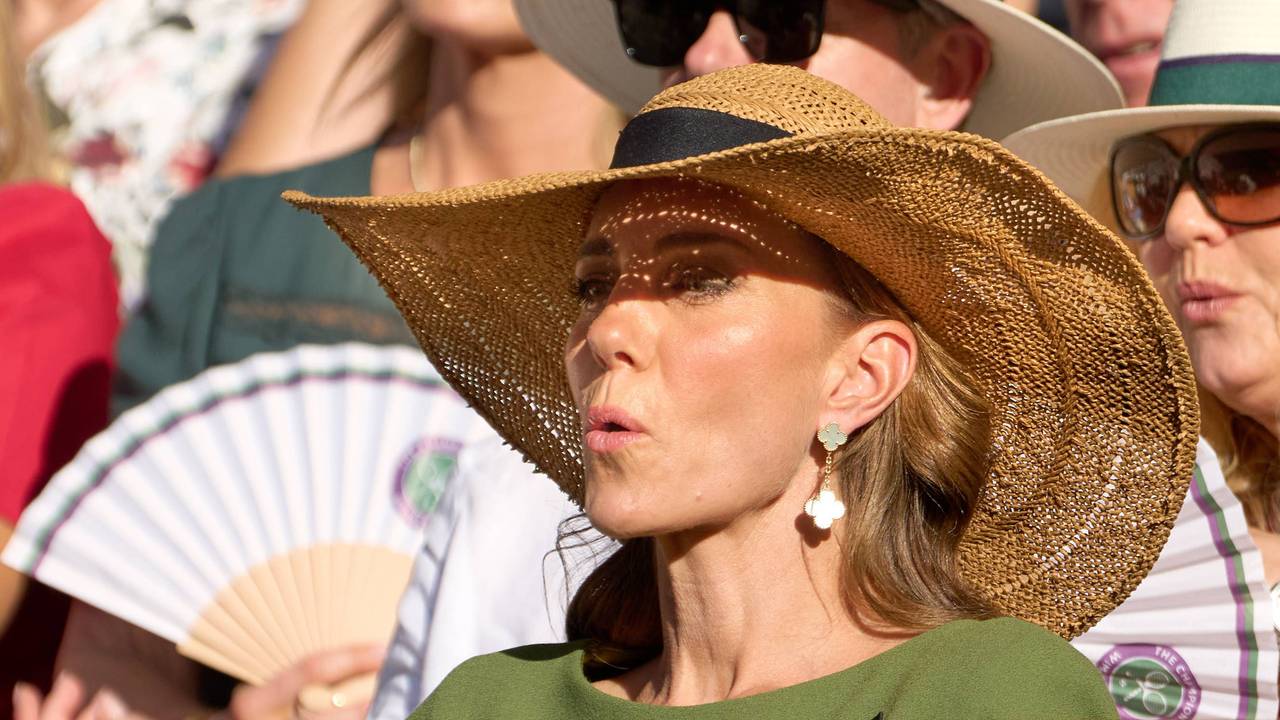 Prinzessin Kate beim Herren-Finale in Wimbledon.