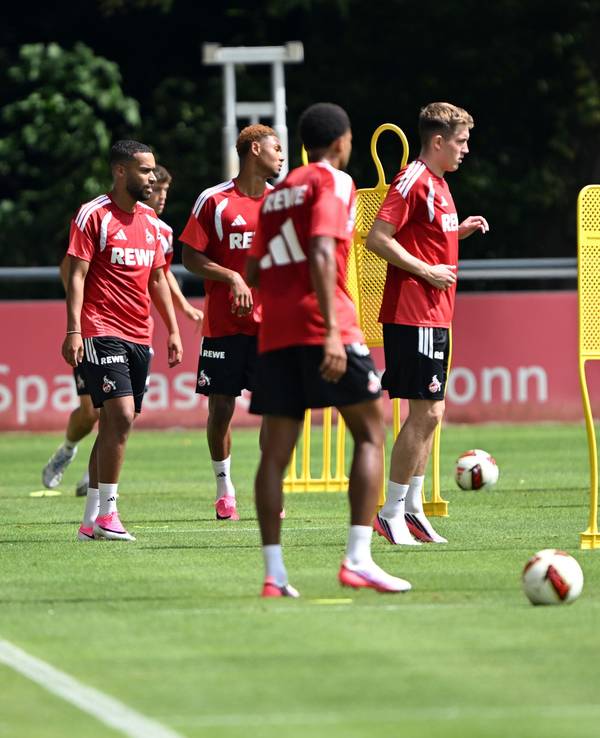Trainingseinheit beim 1. FC Köln am Geißbockheim