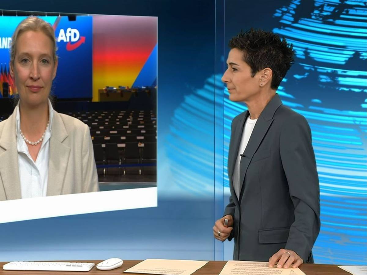 Ein konfliktgeladenes „heute journal“-Interview von Moderatorin Dunja Hayali (rechts) mit AfD-Chefin Alice Weidel ging in den letzten Tagen viral. (Bild: ZDF)