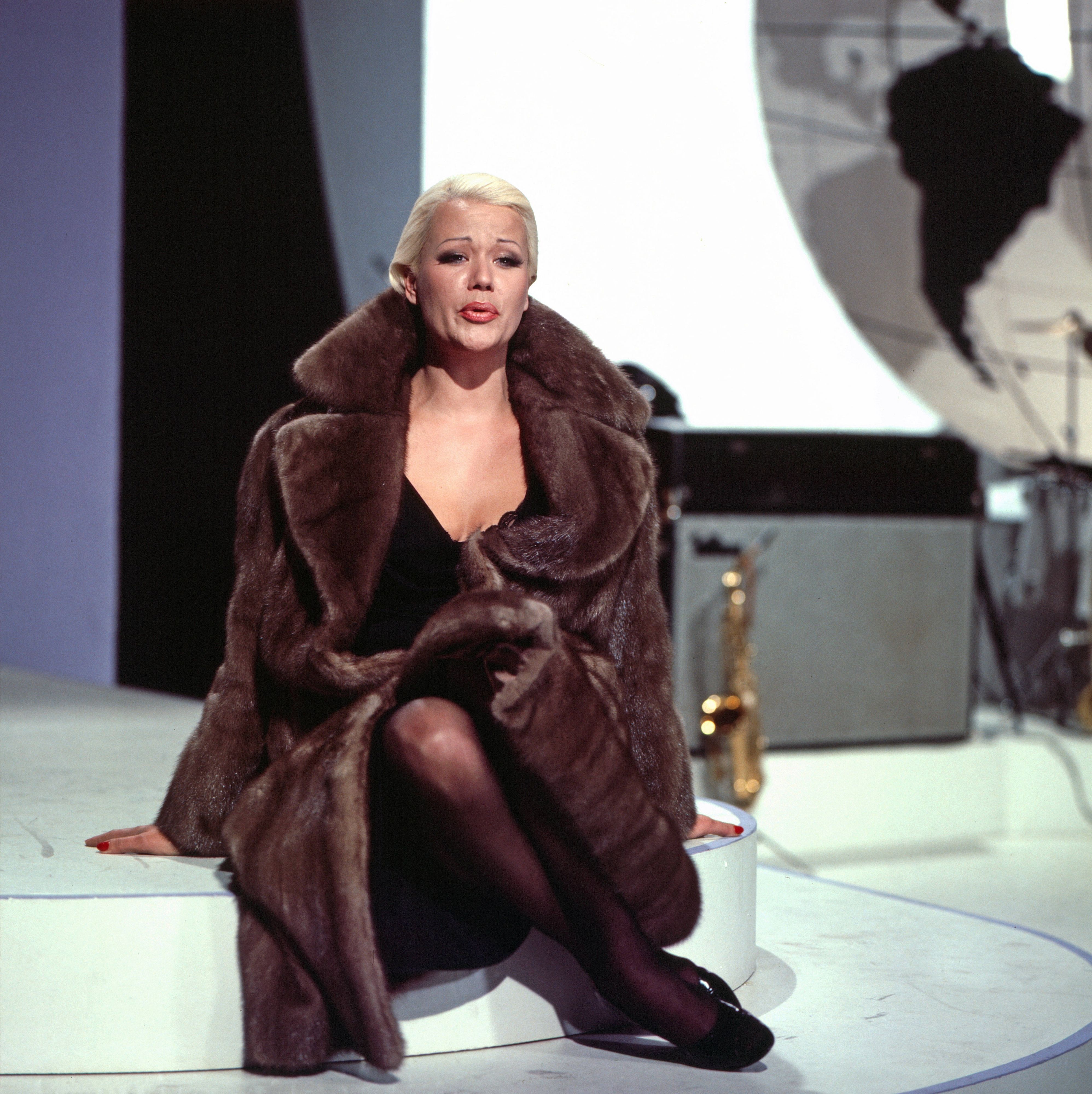 Heidi Stroh 1976 in einer TV-Show.