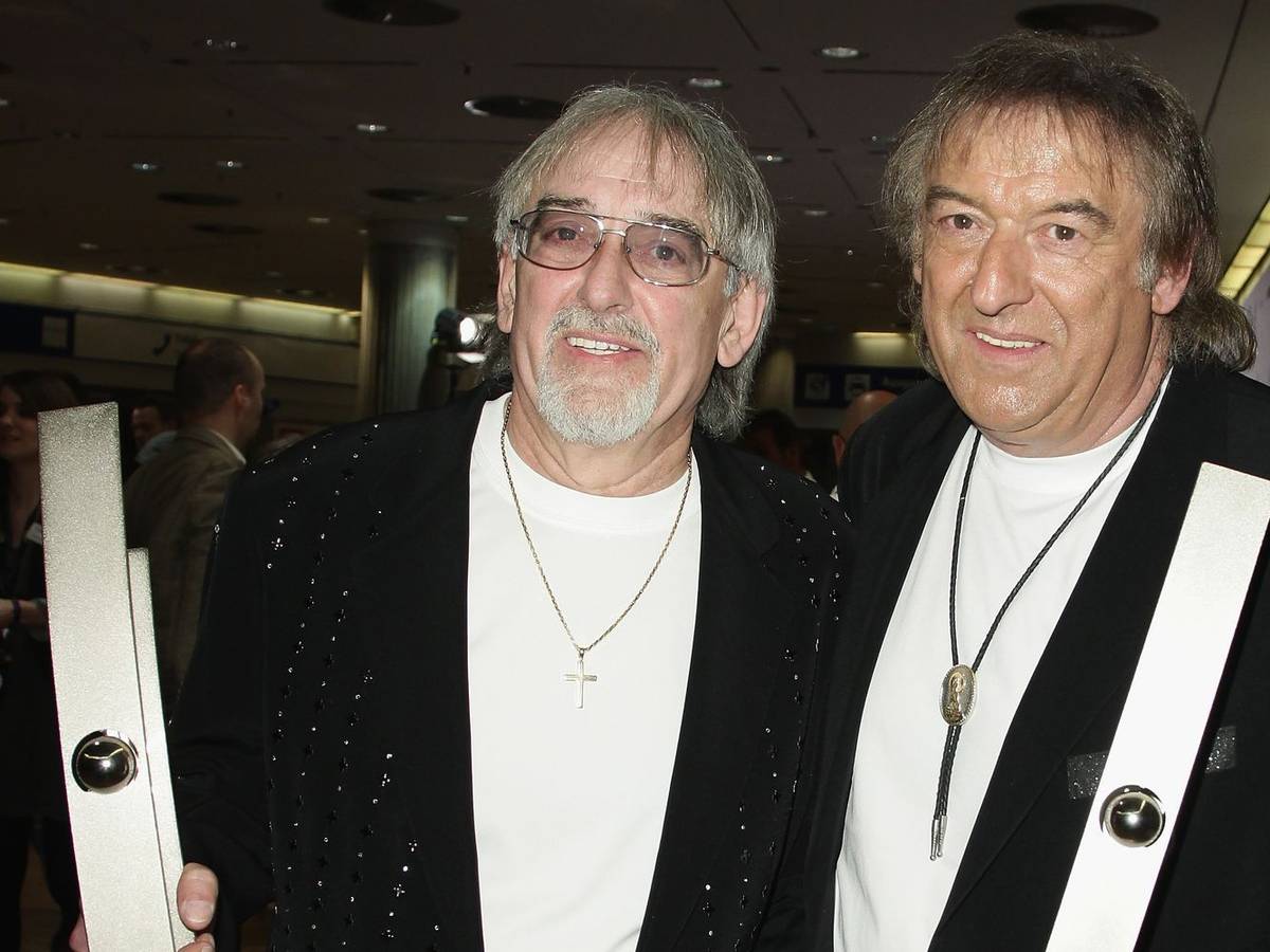 Karl-Heinz Ulrich (links) und Bernd Ulrich alias Die Amigos waren im Laufe der Jahre häufig bei „Immer wieder sonntags“ zu Gast. (Bild: 2011 Getty Images/Andreas Rentz)