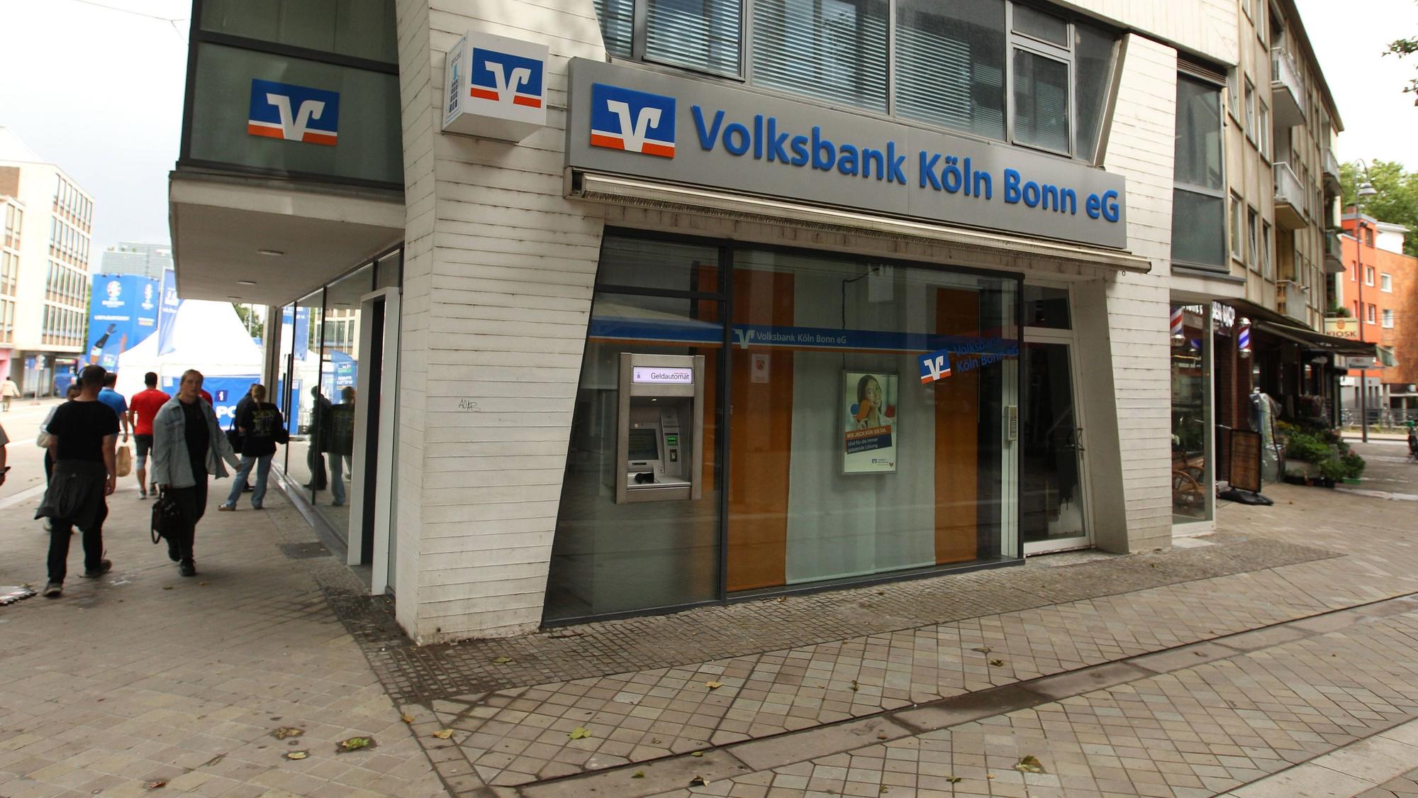 Filiale der Volksbank Köln Bonn eG am Heumarkt.