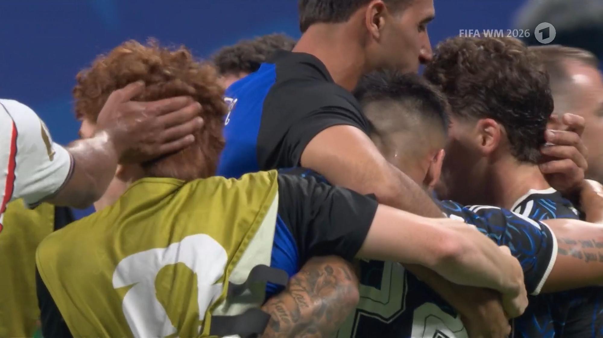Tätlichkeit von Jude Bellingham nach dem Halbfinale bei der WM 2026.