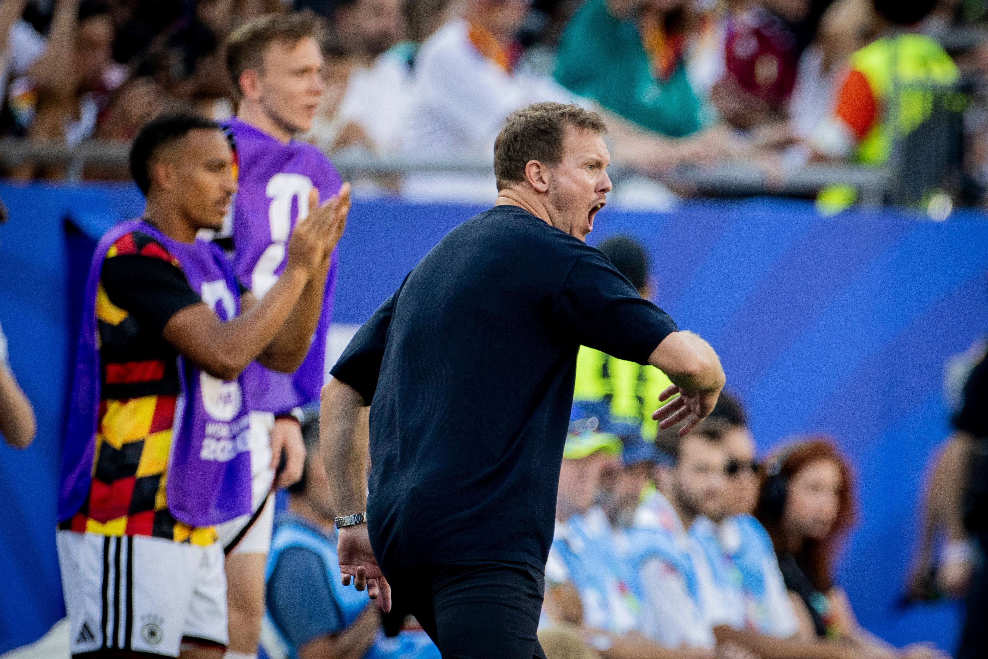 Trainer Julian Nagelsmann und Spieler