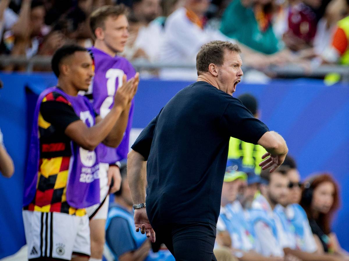 Trainer Julian Nagelsmann und Spieler