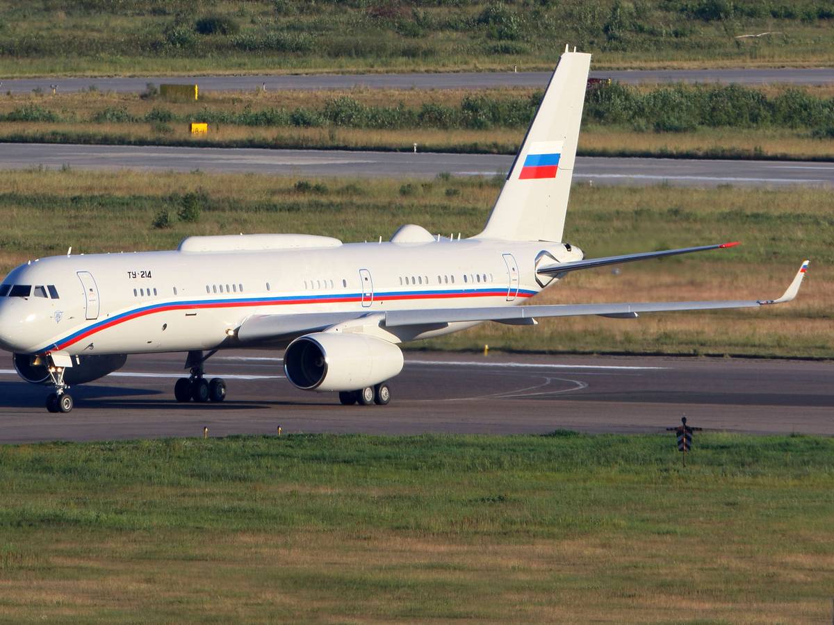 Ein russisches Passagierflugzeug