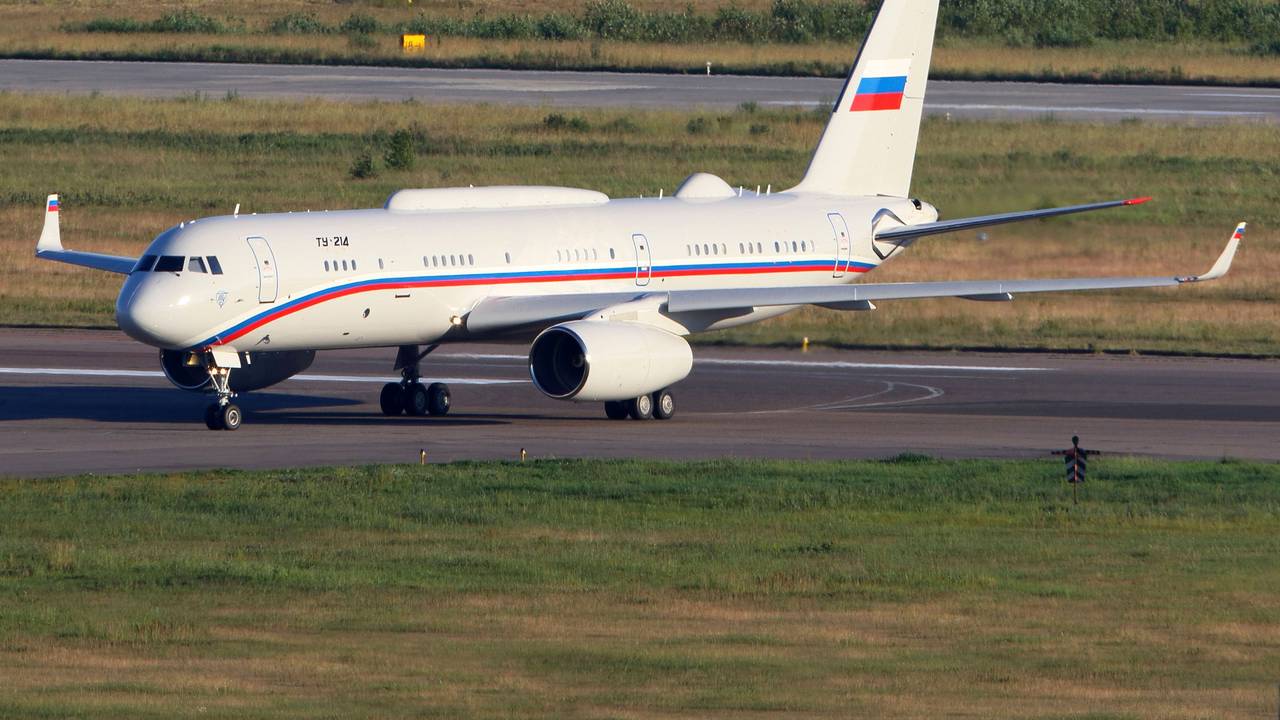 Ein russisches Passagierflugzeug