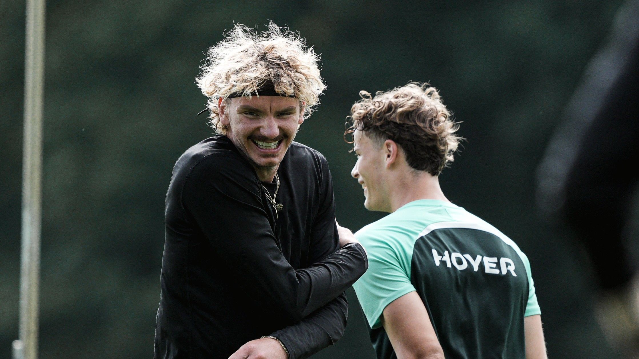 Bei Werder Bremen trainiert Nick Woltemade mit.
