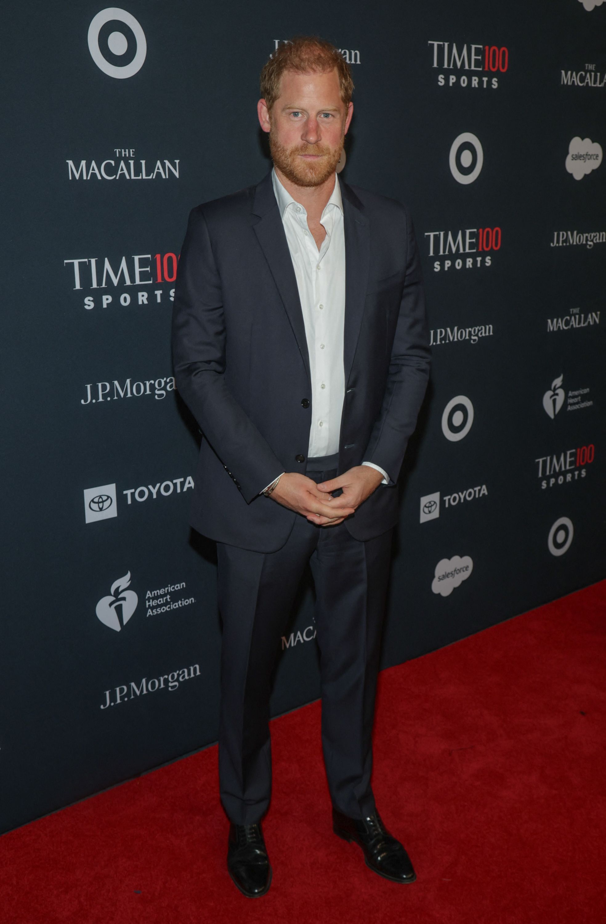 NEW YORK, NEW YORK - JULY 16: Prince Harry, Duke of Sussex attends the TIME100 Sports Gala at Pier 60, Chelsea Piers on July 16, 2026 in New York City. Manny Carabel/Getty Images/AFP (Photo by Manny Carabel / GETTY IMAGES NORTH AMERICA / Getty Images via AFP)