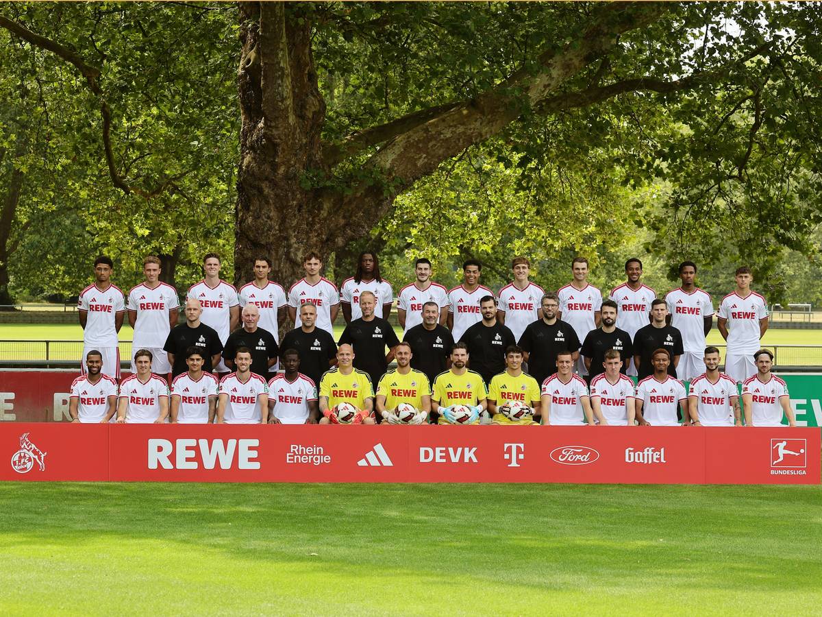 Das Mannschaftsfoto des 1. FC Köln.