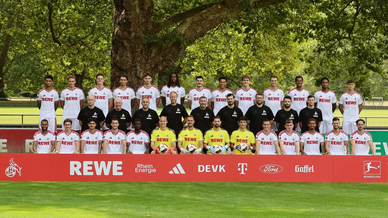 Das Mannschaftsfoto des 1. FC Köln.