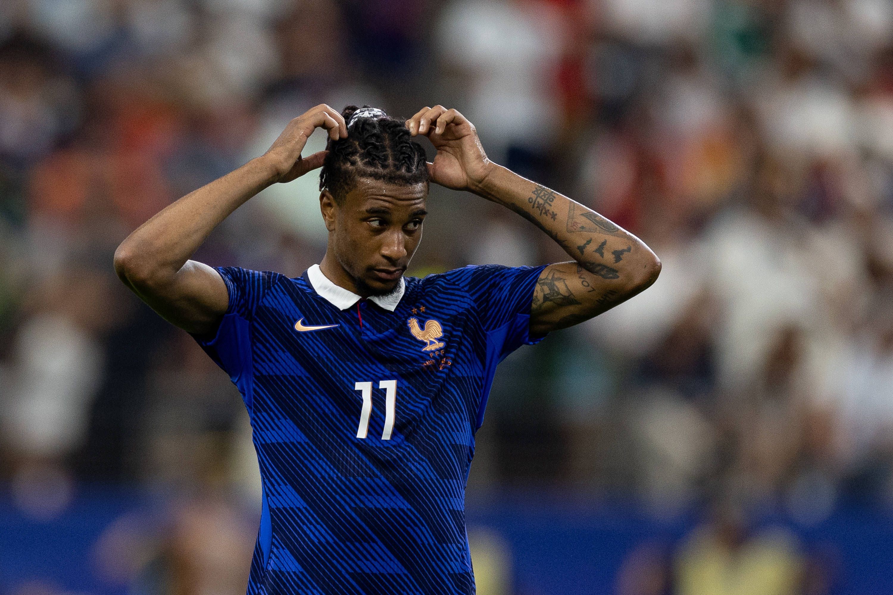 Michael Olise im Frankreich-Trikot.