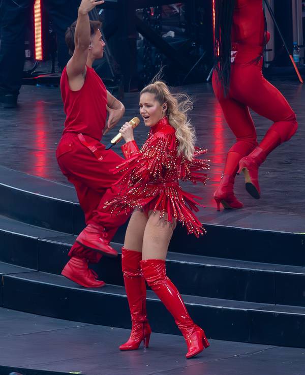 Helene Fischer bei einem ihrer Konzerte in Köln.