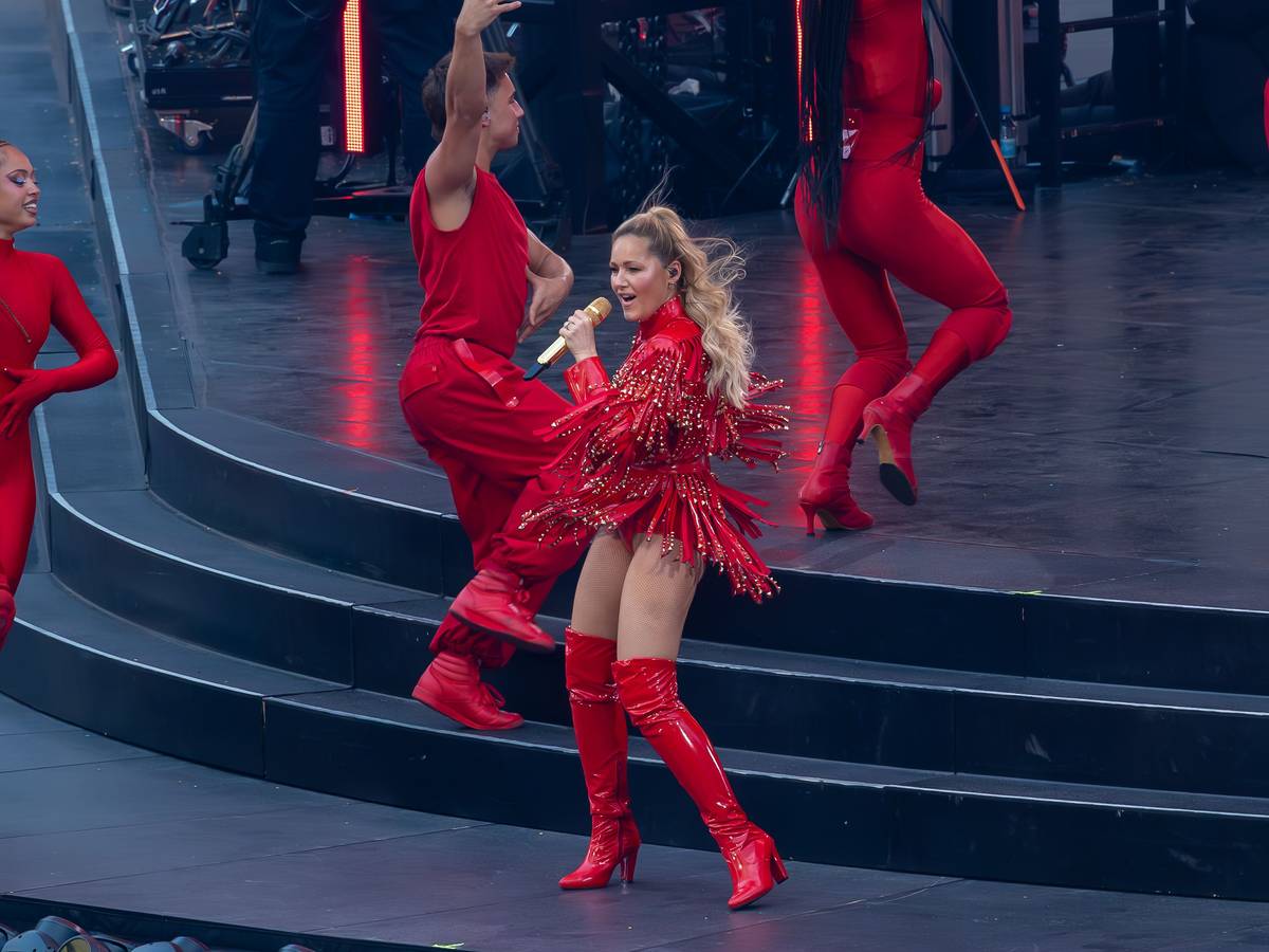 Helene Fischer bei einem ihrer Konzerte in Köln.