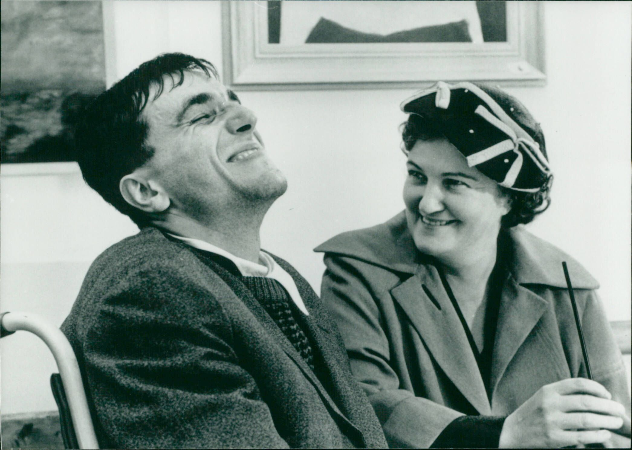 Daniel Day Lewis und Brenda Fricker in „Mein linker Fuß“.