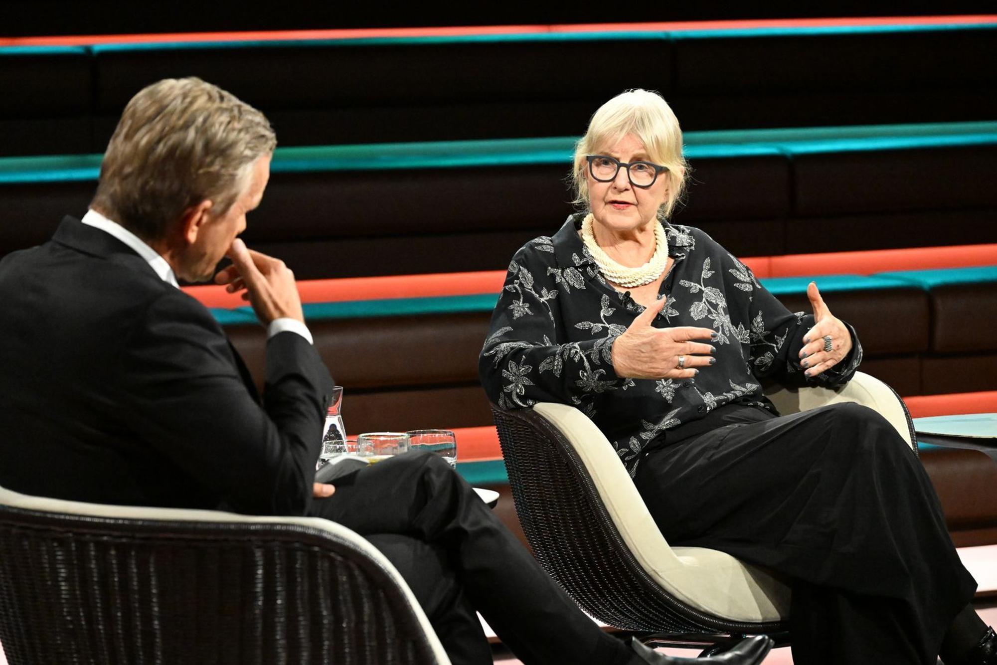 DDR-Bürgerrechtlerin Marianne Birthler kann den Trend zur Unzufriedenheit in Deutschland nicht nachvollziehen. (Bild: ZDF / Cornelia Lehmann)