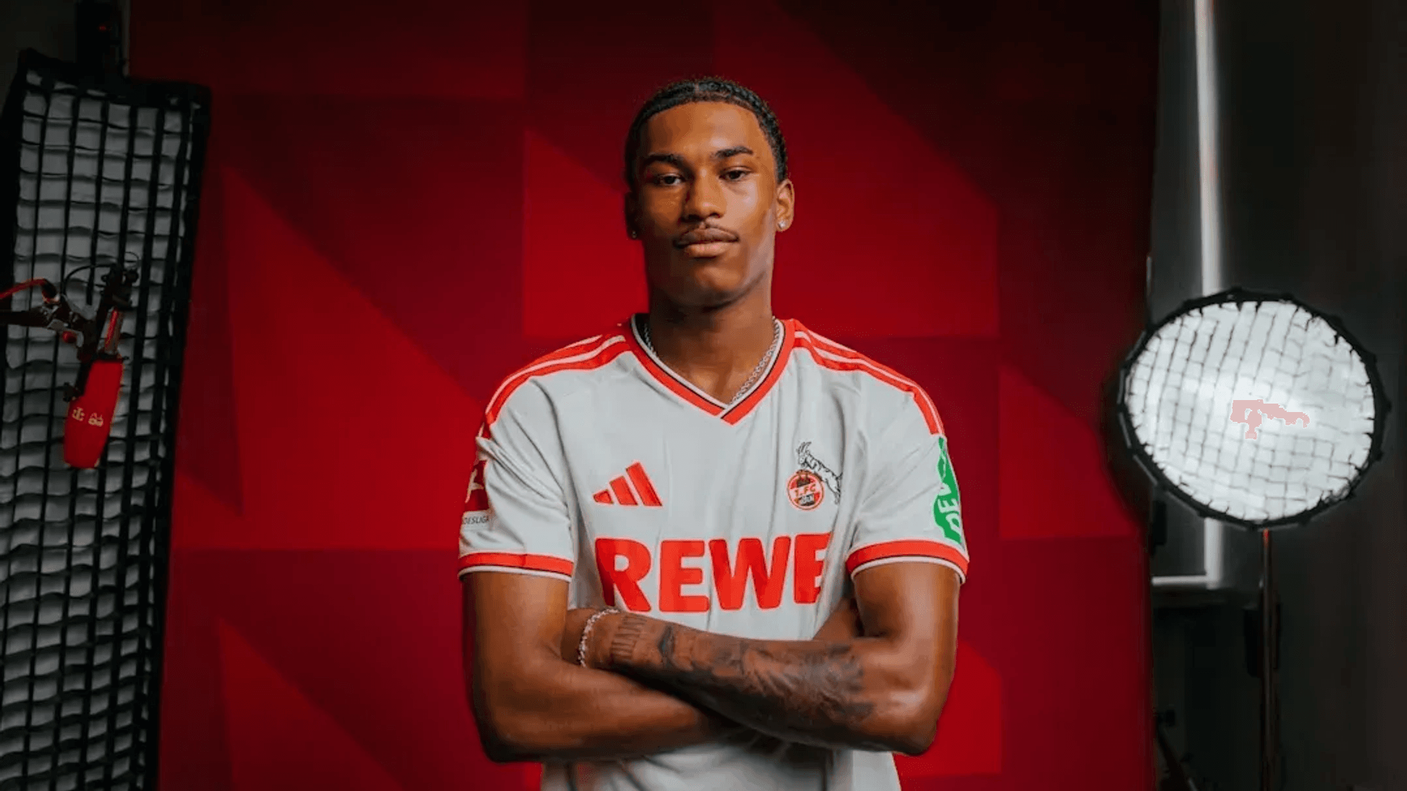 Reigan Heskey wurde am Freitag (17. Juli) beim 1. FC Köln vorgestellt.