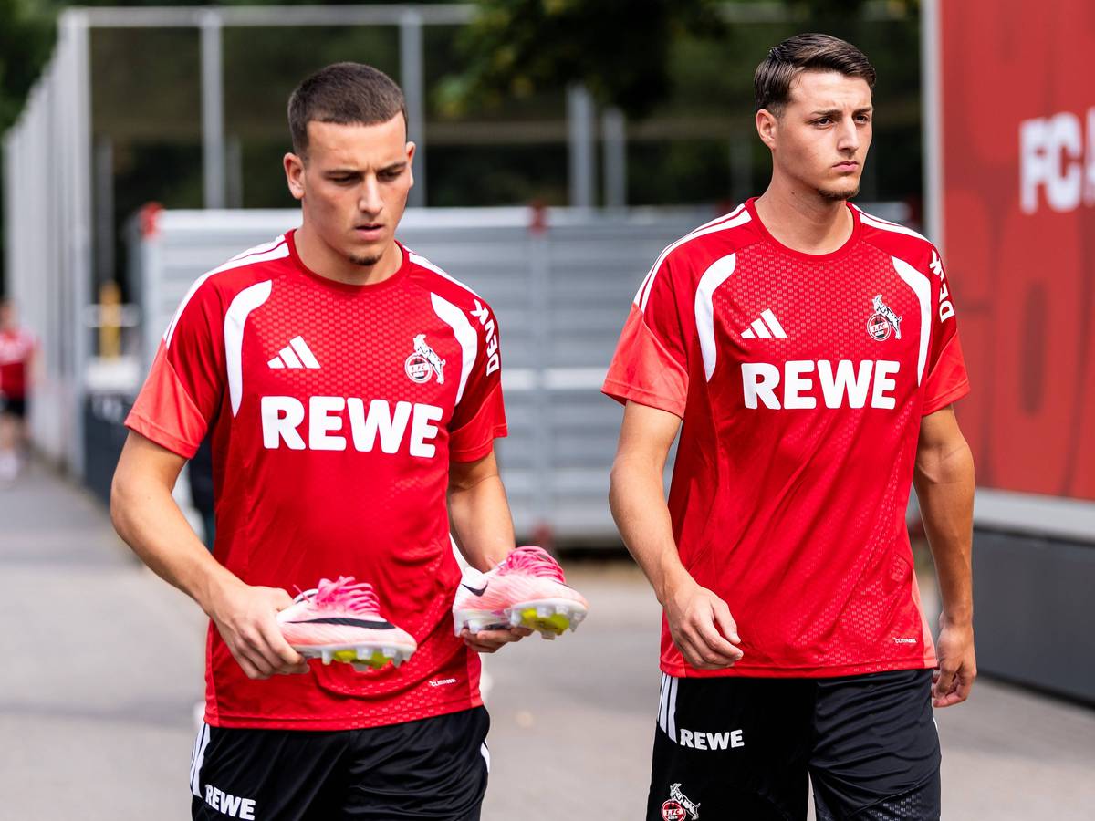 Malek und Said El Mala kommen gemeinsam zum Training.
