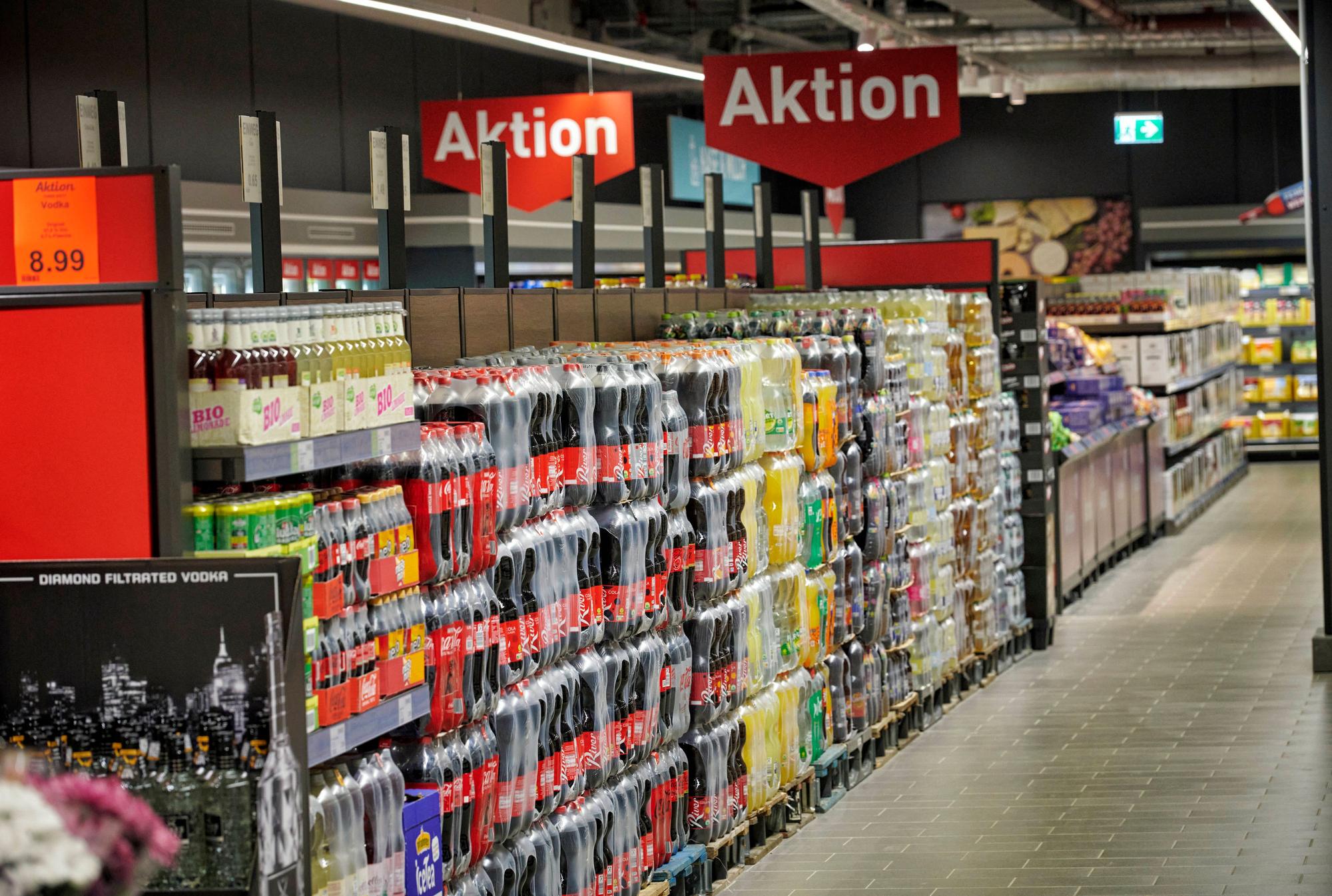 Aldi Nord bringt ein kultiges Getränk zurück. Das Archivfoto zeigt eine Filiale in Essen.
