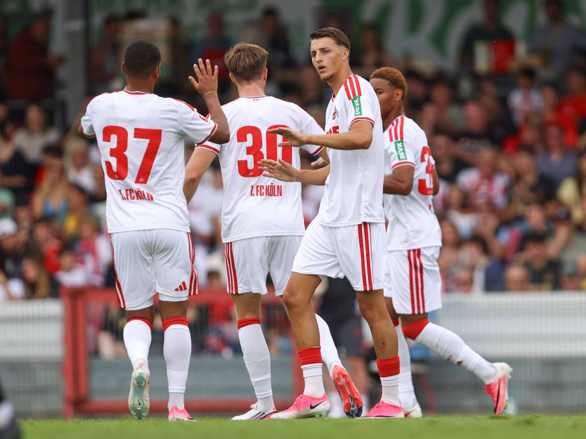 Torjubel beim 1. FC Köln.