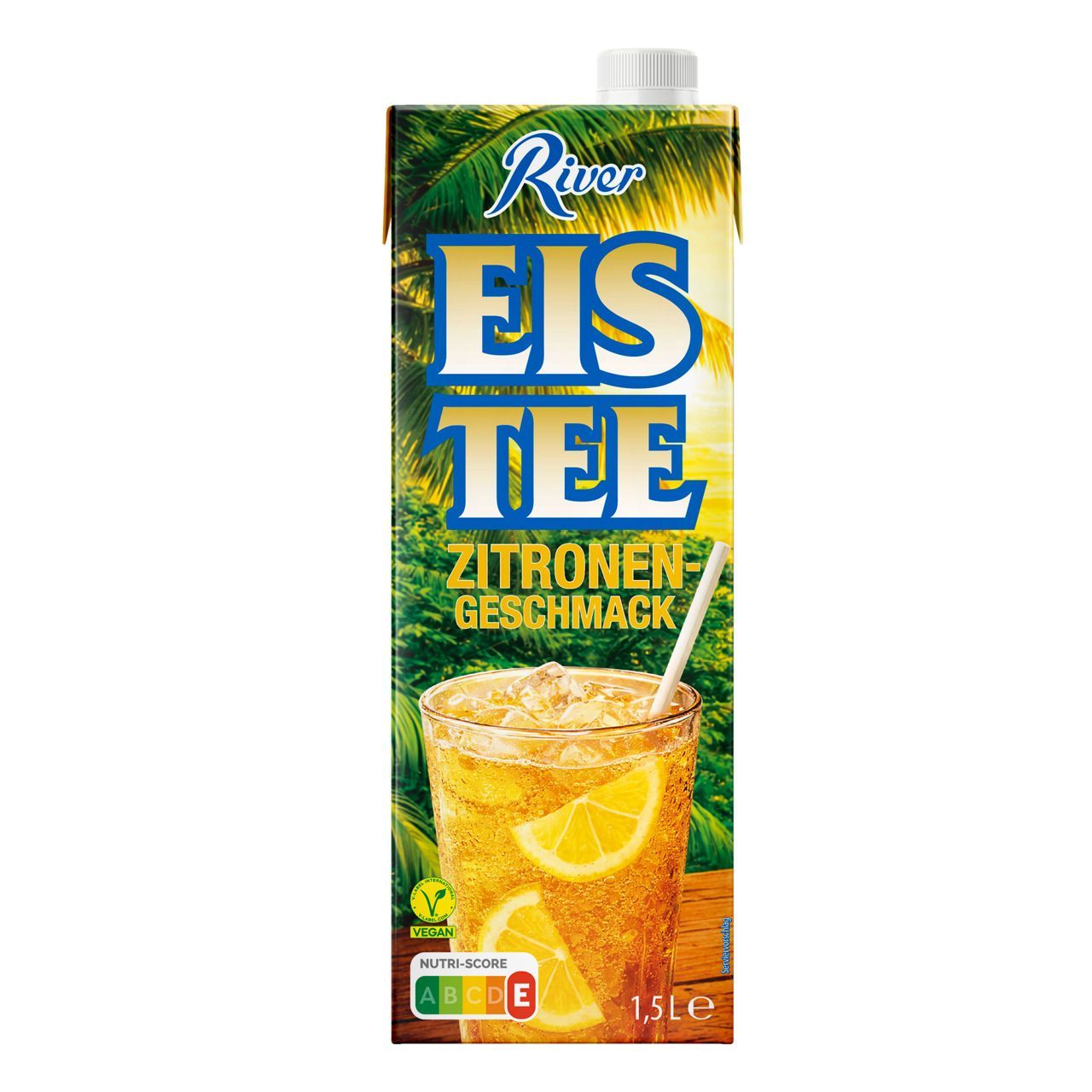 Aldis Kult-Eistee im Tetra-Pack.