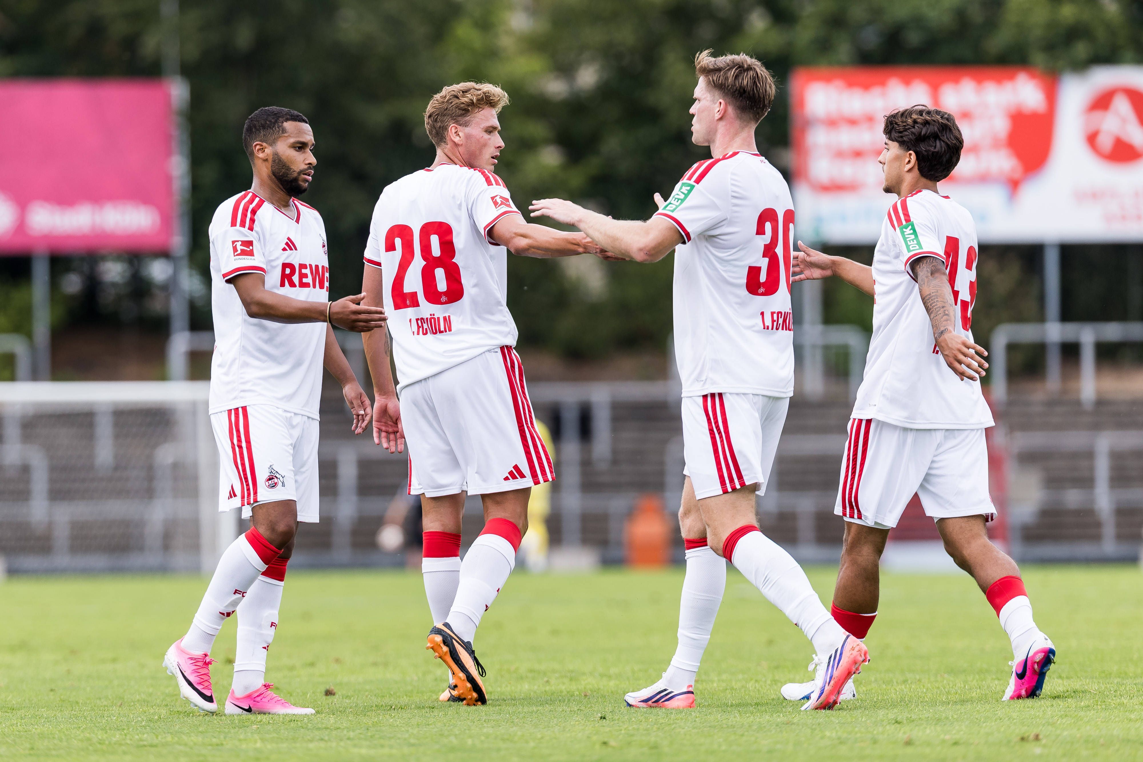 Torjubel beim 1. FC Köln.