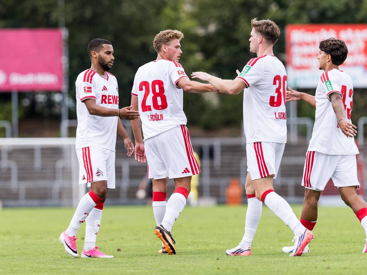 Torjubel beim 1. FC Köln.