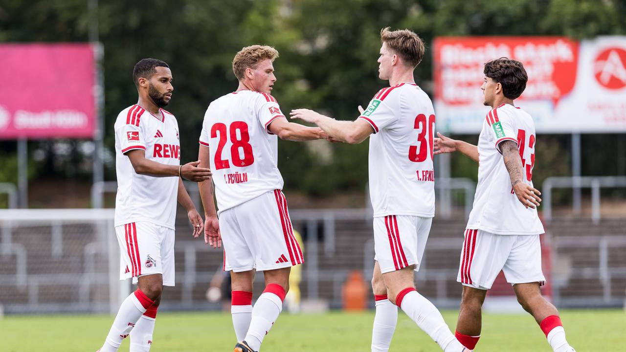 Torjubel beim 1. FC Köln.