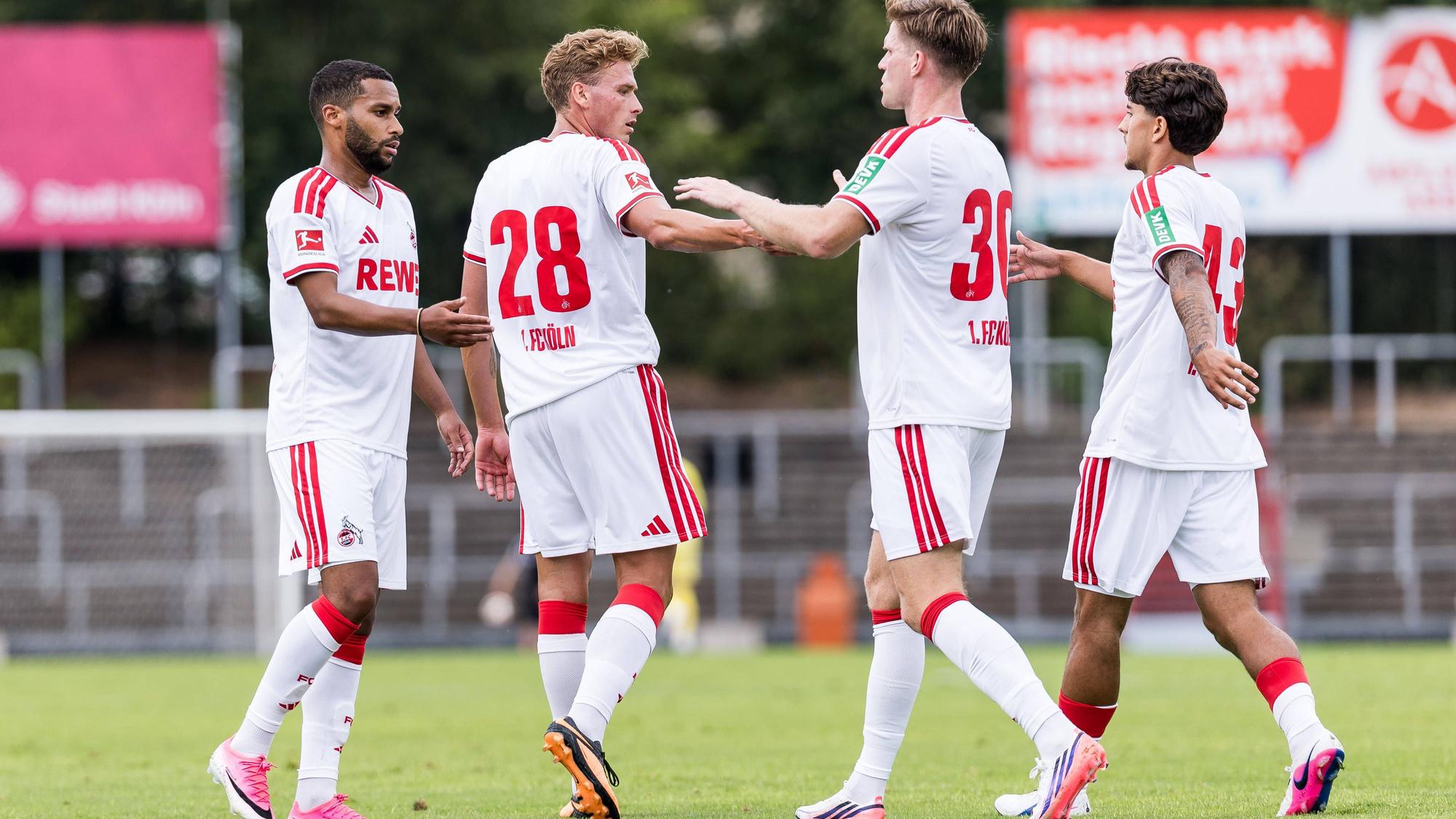 Torjubel beim 1. FC Köln.