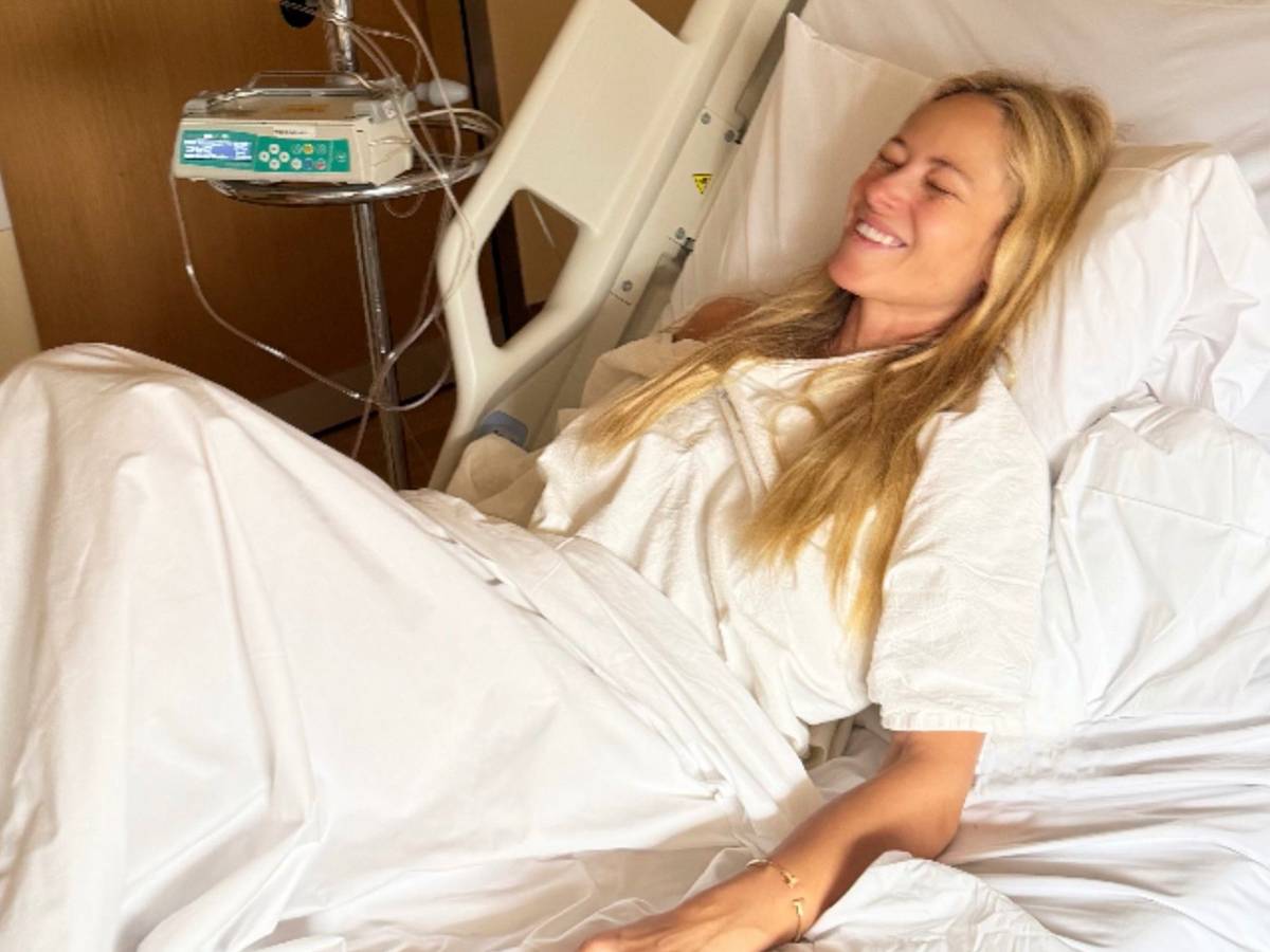 Foto aus dem Krankenbett von Vanessa Huppenkothen.
