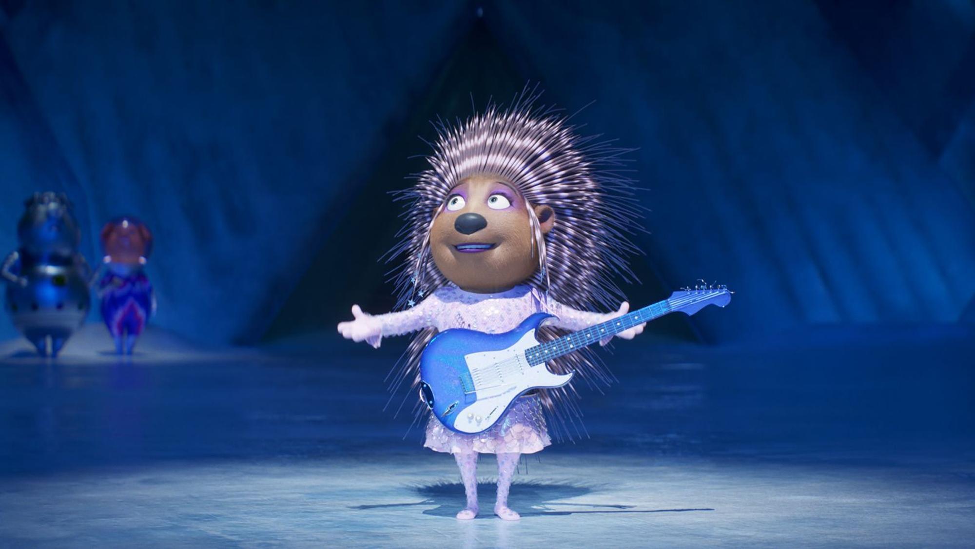 Stachelschwein Ash und ihre Freunde haben in „Sing“ (2016) schon gezeigt, was sie musikalisch drauf haben. Im Sequel „Sing - Die Show deines Lebens“ (Bild) träumen sie nun vom größten Konzert-Spektakel aller Zeiten. (Bild: RTL / 2021 Universal Studios.)