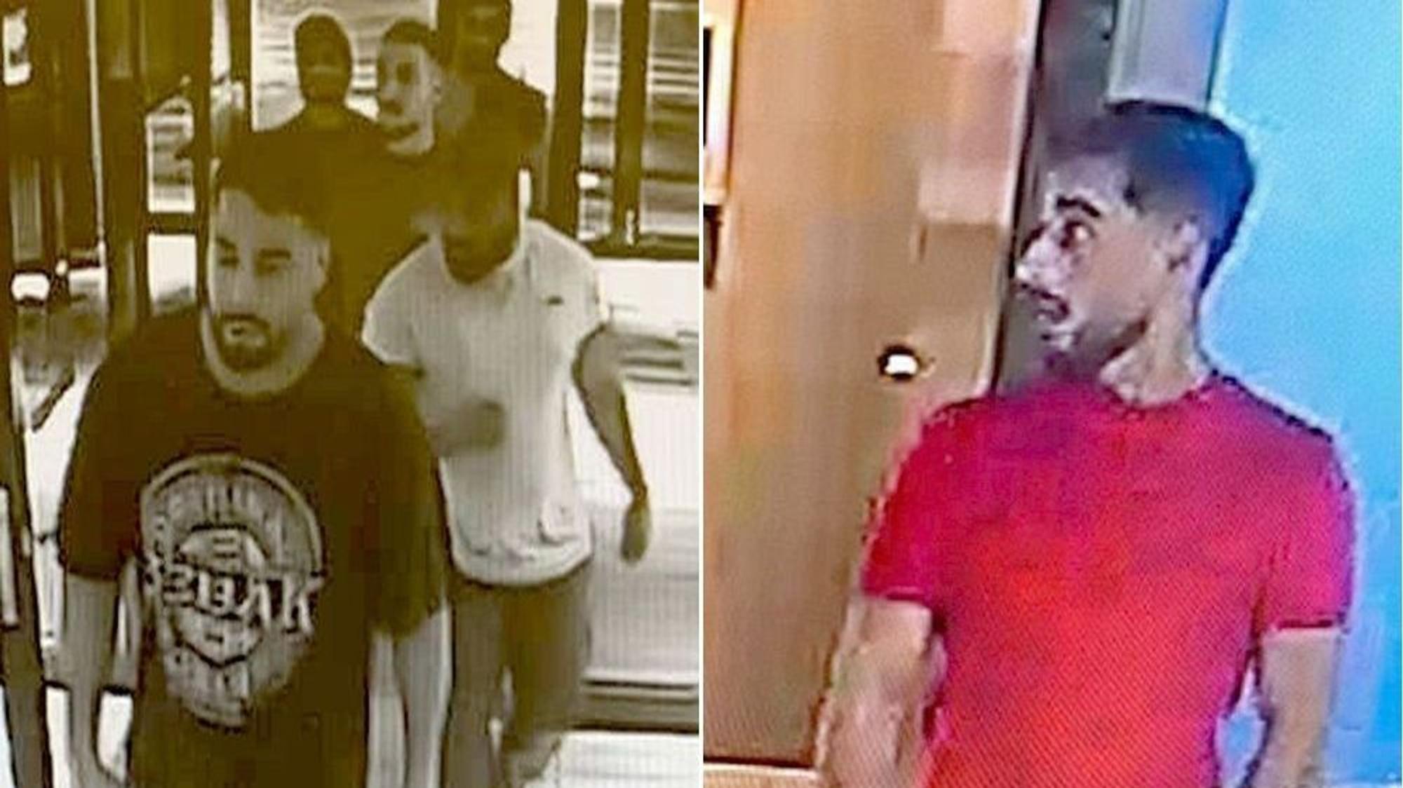 Die Kölner Polizei fahndet nach einem Raubüberfall nach diesen Männern.
