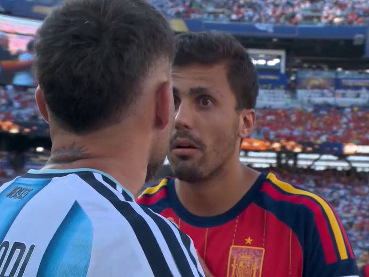 Debatte zwischen Nicolás Otamendi und Rodri nach WM-Finale.