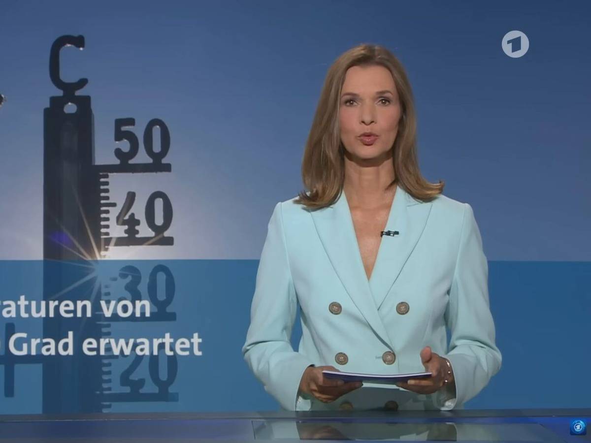 „Tagesschau“-Sprecherin Julia Niharika-Sen bei der 20-Uhr-Ausgabe: Klimathemen werden im öffentlich-rechtlichen Fernsehen immer seltener aufgegriffen. (Bild: NDR / ARD)