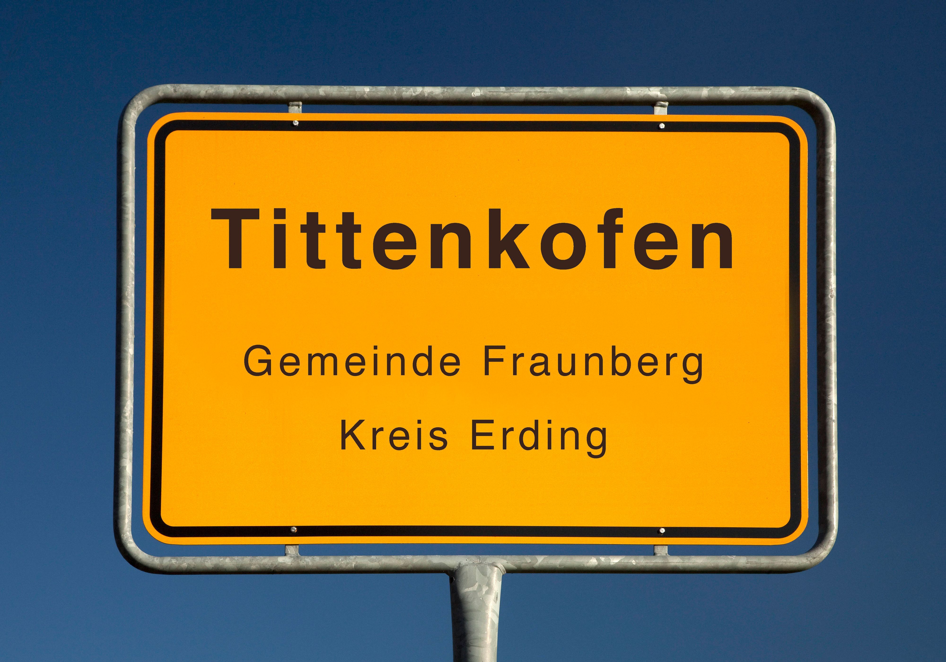 Ortsschild für Tittenkofen