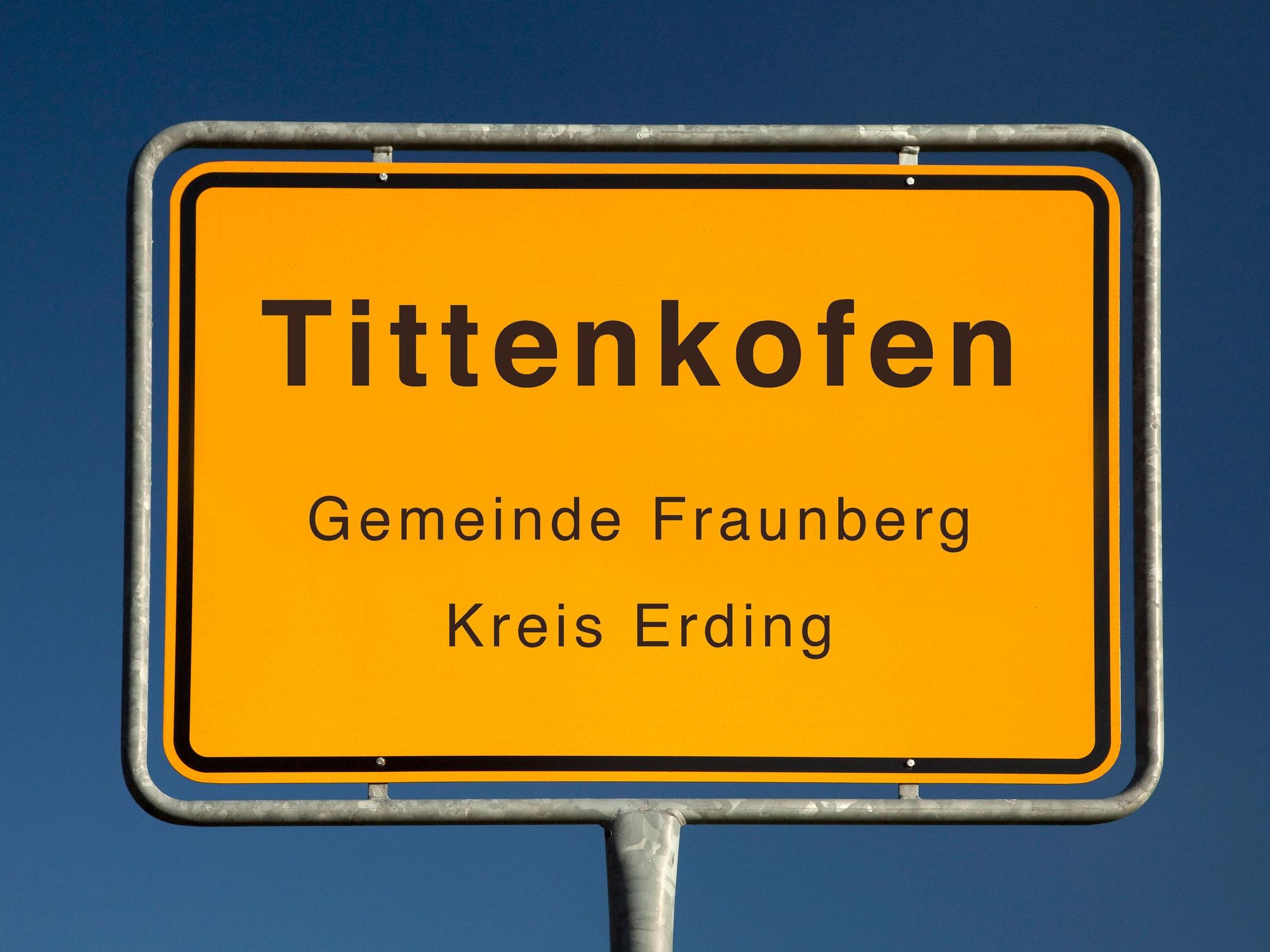 Ortsschild für Tittenkofen