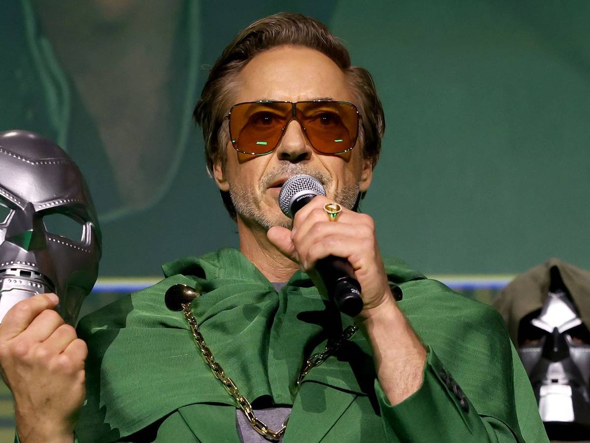 Dass „Iron Man“-Star Robert Downey Jr. als Dr. Doom ins Marvel-Universum zurückkehrt, ist schon seit 2024 bekannt. Nun gibt es einen ersten Trailer. (Bild: 2024 Getty Images/Jesse Grant)