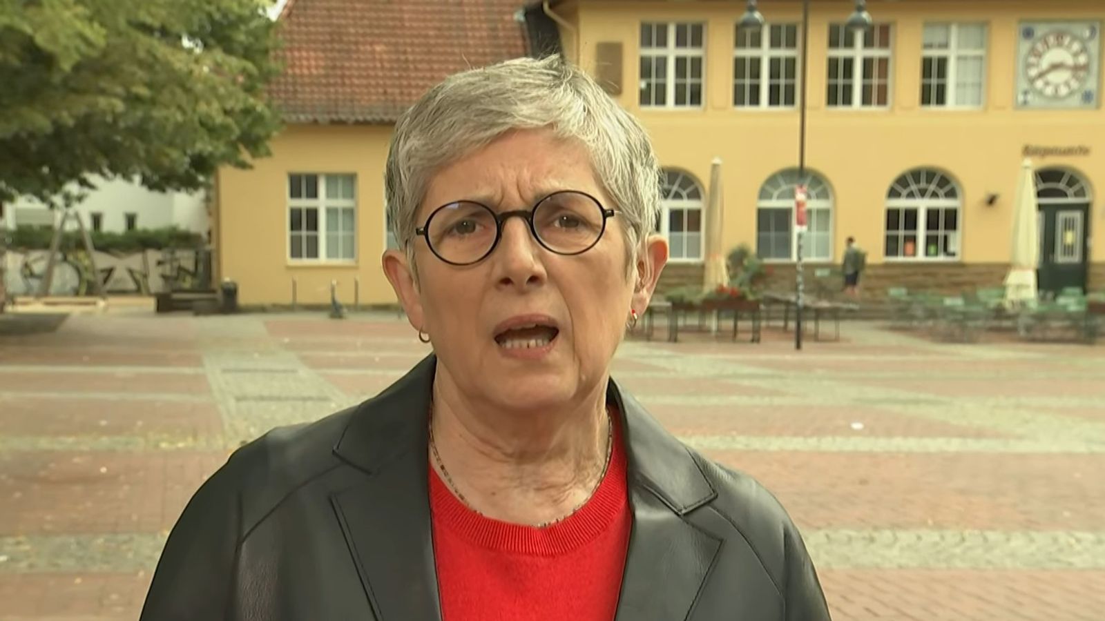 Britta Haßelmann zeigte sich enttäuscht von den jüngsten Äußerungen von Friedrich Merz über die Grünen. (Bild: ZDF)