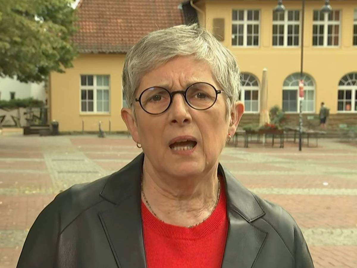 Britta Haßelmann zeigte sich enttäuscht von den jüngsten Äußerungen von Friedrich Merz über die Grünen. (Bild: ZDF)