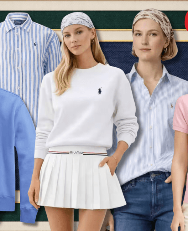 Eine Darstellung von verschiedenen Models die Ralph Lauren tragen.