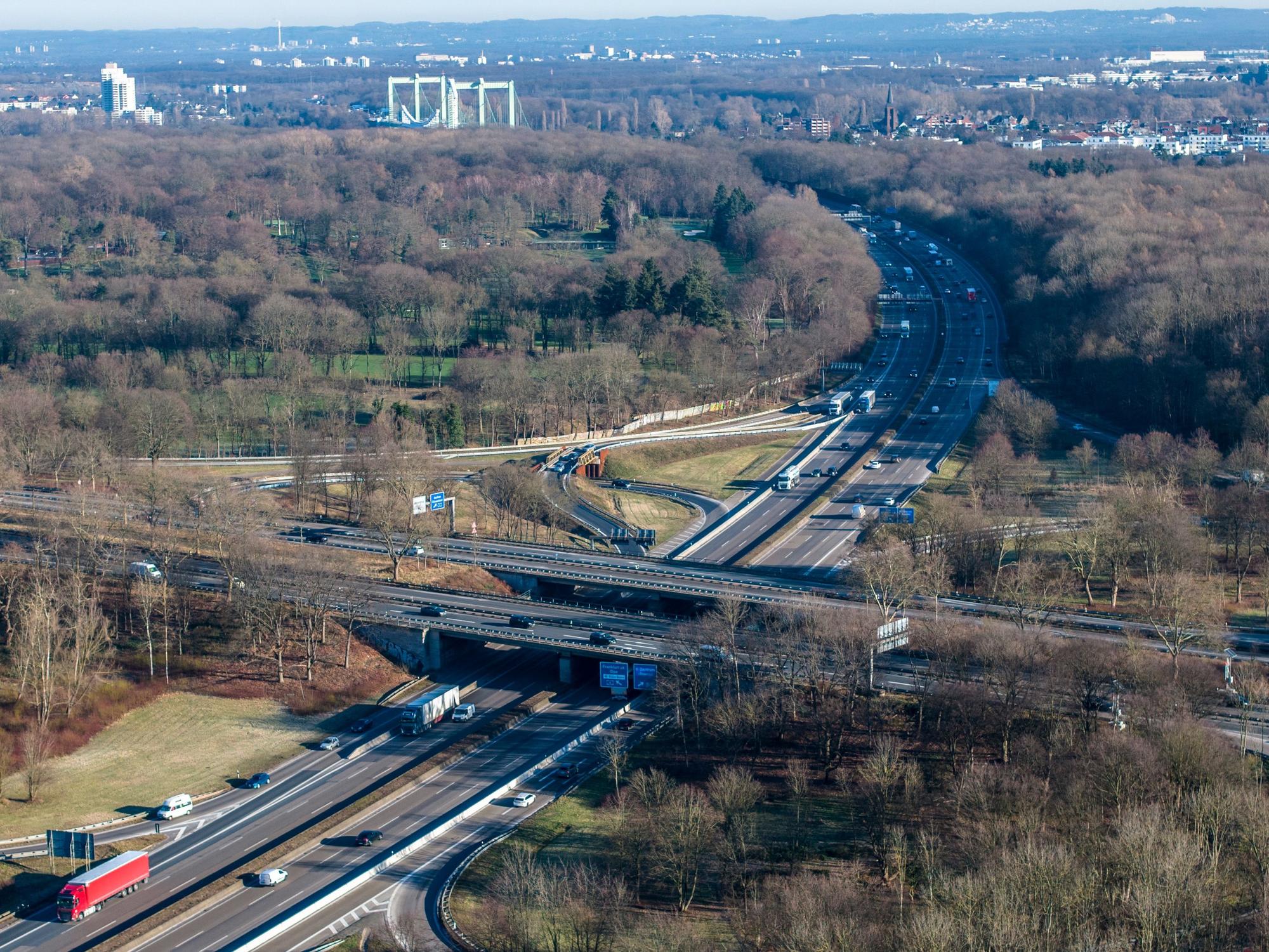 Das Autobahnkreuz Köln-Süd (hier auf einer Archivaufnahme aus dem Jahr 2024) soll umgebaut werden.