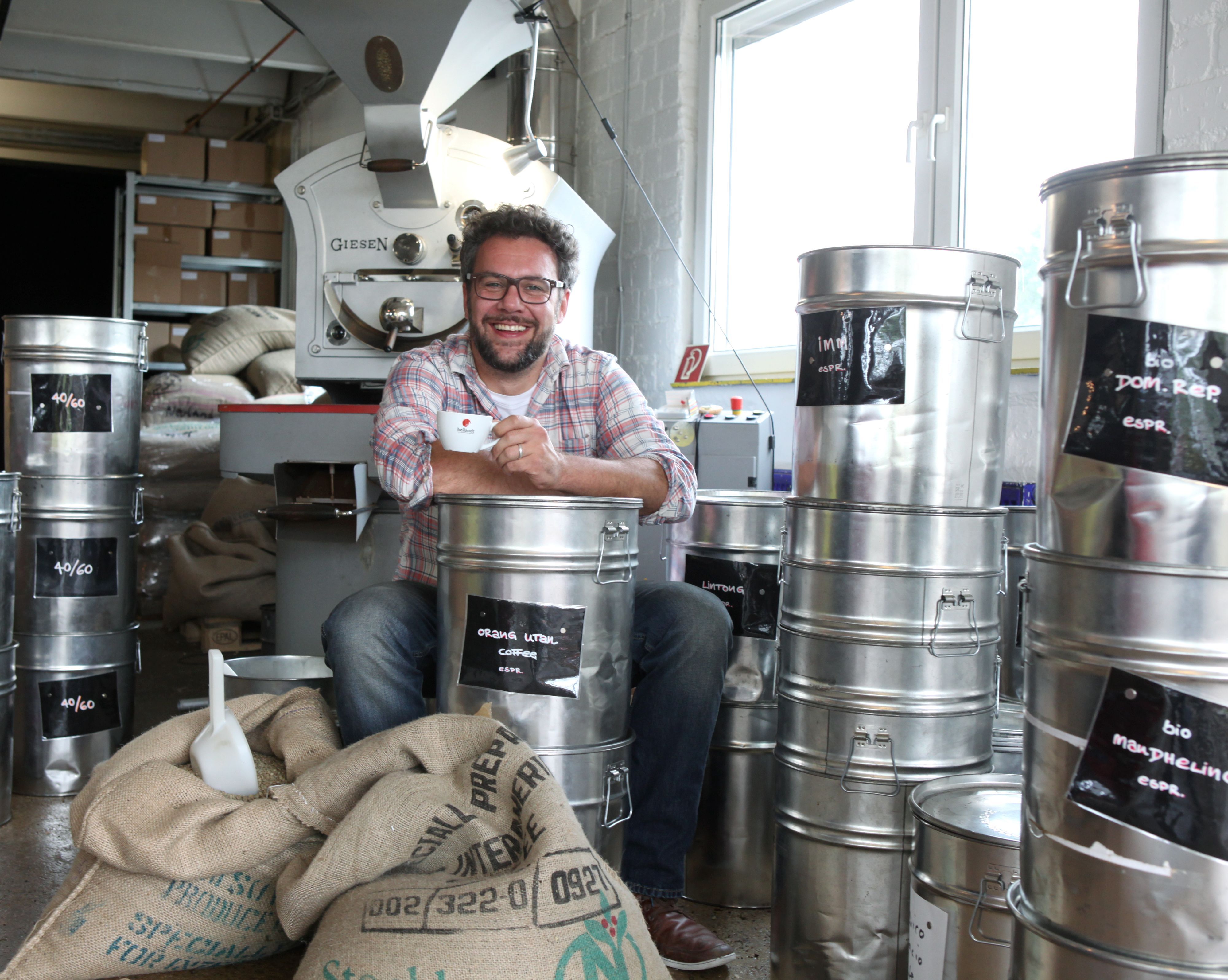 Moritz Eylandt, Chef der Kaffeerösterei Heilandt (Archivfoto)