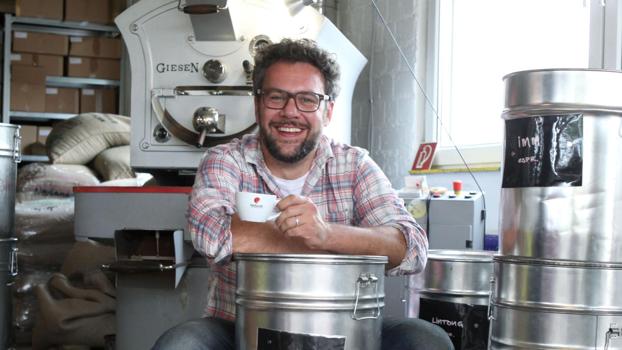 Moritz Eylandt, Chef der Kaffeerösterei Heilandt (Archivfoto)