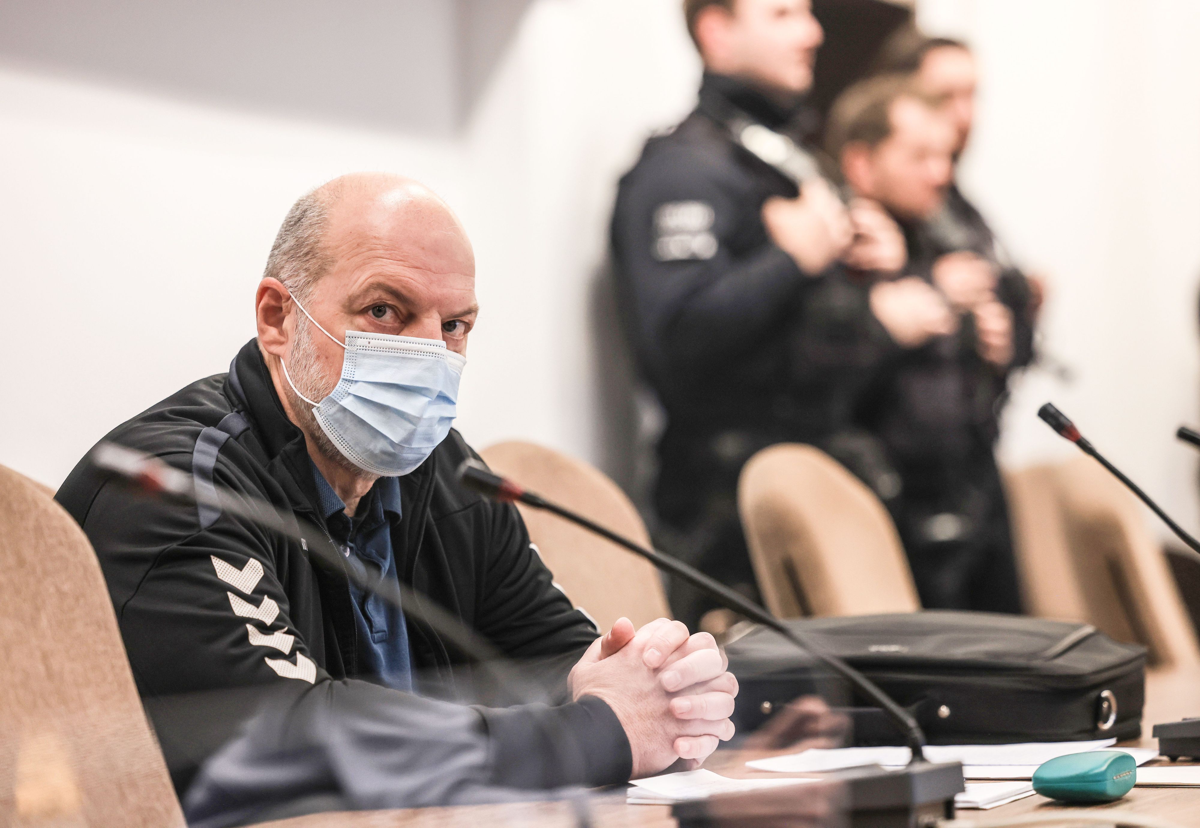 Thomas Drach beim damaligen Mammut-Prozess im Kölner Landgericht